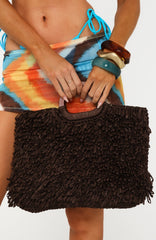 Minerva Top Handle Bag Chocolate