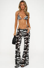 Leonor Pants Blurred Noir
