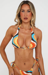 Stormy Bikini Top Golden Ripple