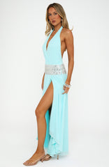 Isla Paradise Maxi Dress Baby Blue