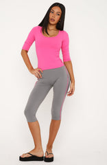 Time Stood Still Capri Pants Charcoal