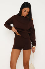 Everything To Everybody Sweater Dark Chocolate