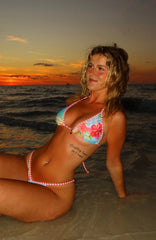 Sorella Beaded Bikini Top Island Time