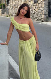Amore Ease Maxi Skirt Pistachio Mist