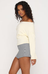 Back To Business Mini Skort Black Stripe