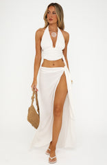 Apolline Maxi Skirt White