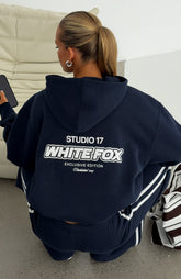 Studio 17 Spencer Oversized Hoodie Navy