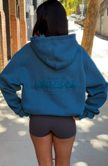 Studio 17 Spencer Oversized Hoodie Teal