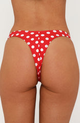 Belmont Bottoms Cherry Polka Dot