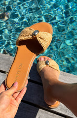 Bindi Slides Tan