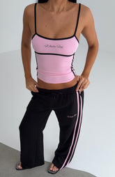Breaking Your Heart Singlet Top Pink