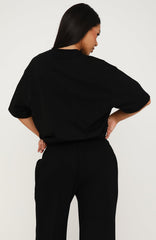 Core Classic Oversized Tee Black