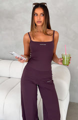 Core Strengths Tank Top Plum