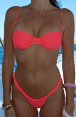 Destino Bikini Top Coral Crush
