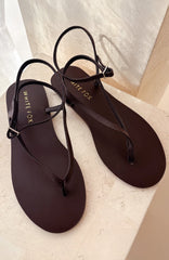 Eleri Thong Sandals Chocolate