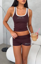 Empty Promises Fold Over Shorts Chocolate