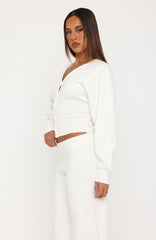 Kassandra Knit Cardigan Off White