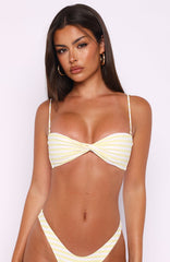 Kaya Bikini Top Lemoncello Stripe