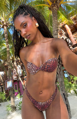 Kaya Bikini Top Spiced Leopard