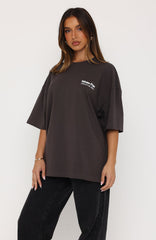 Made For The Heat Oversized Tee Charcoal