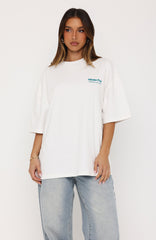 Made For The Heat Oversized Tee White