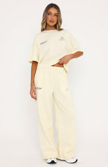 Never Missed Wide Leg Sweatpants Butter