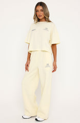 Never Missed Wide Leg Sweatpants Butter