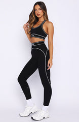 Precision Leggings Black/White