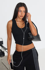 Release 15 Asalia V Neck Top Black