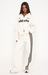 Release 15 Asalia Wide Leg Sweatpants Off White