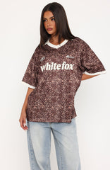 Release 15 Janie Oversized Jersey Animal Print