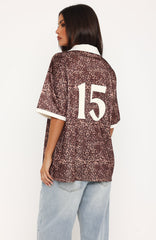 Release 15 Janie Oversized Jersey Animal Print