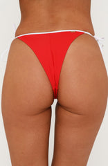 Sabryna Bottoms Poppy Red/White