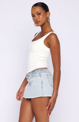 Shining In The Desert Denim Skirt Glacier Blue Wash