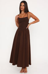 Sundrift Maxi Dress Chocolate