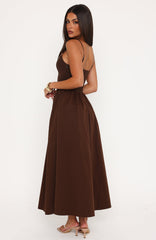 Sundrift Maxi Dress Chocolate