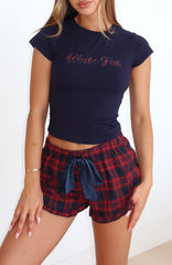 That Time Of The Year Pyjama Shorts Red/Navy