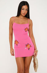 Tint Of You Sequin Knit Mini Dress Pink