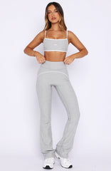 Volt Flare Leggings Grey Marle