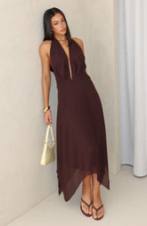 Weightless Maxi Dress Chocolate