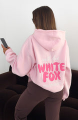 With Love Always Oversized Hoodie Baby Pink