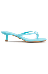 Jarrah Thong Heels Turquoise