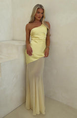 Vip Vibes Maxi Dress Lemon