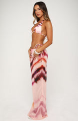 Luminous Maxi Skirt Blurred Motion