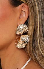 Parka Earrings Gold