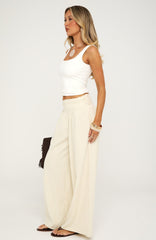Skipping Town Pants Off White