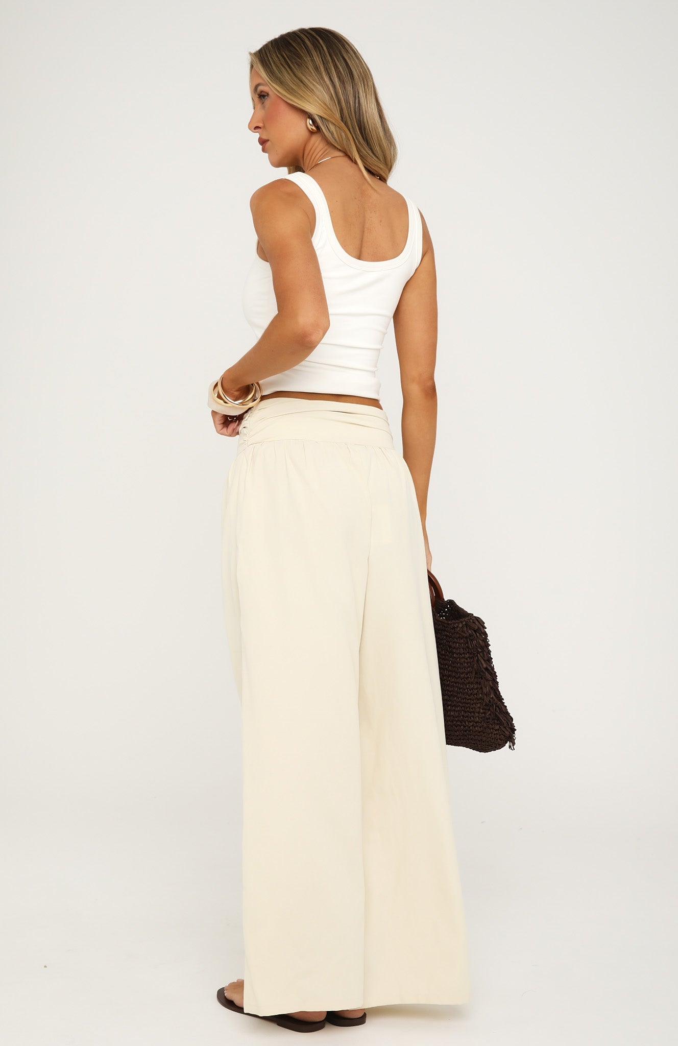 Skipping Town Pants Off White