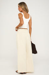 Skipping Town Pants Off White