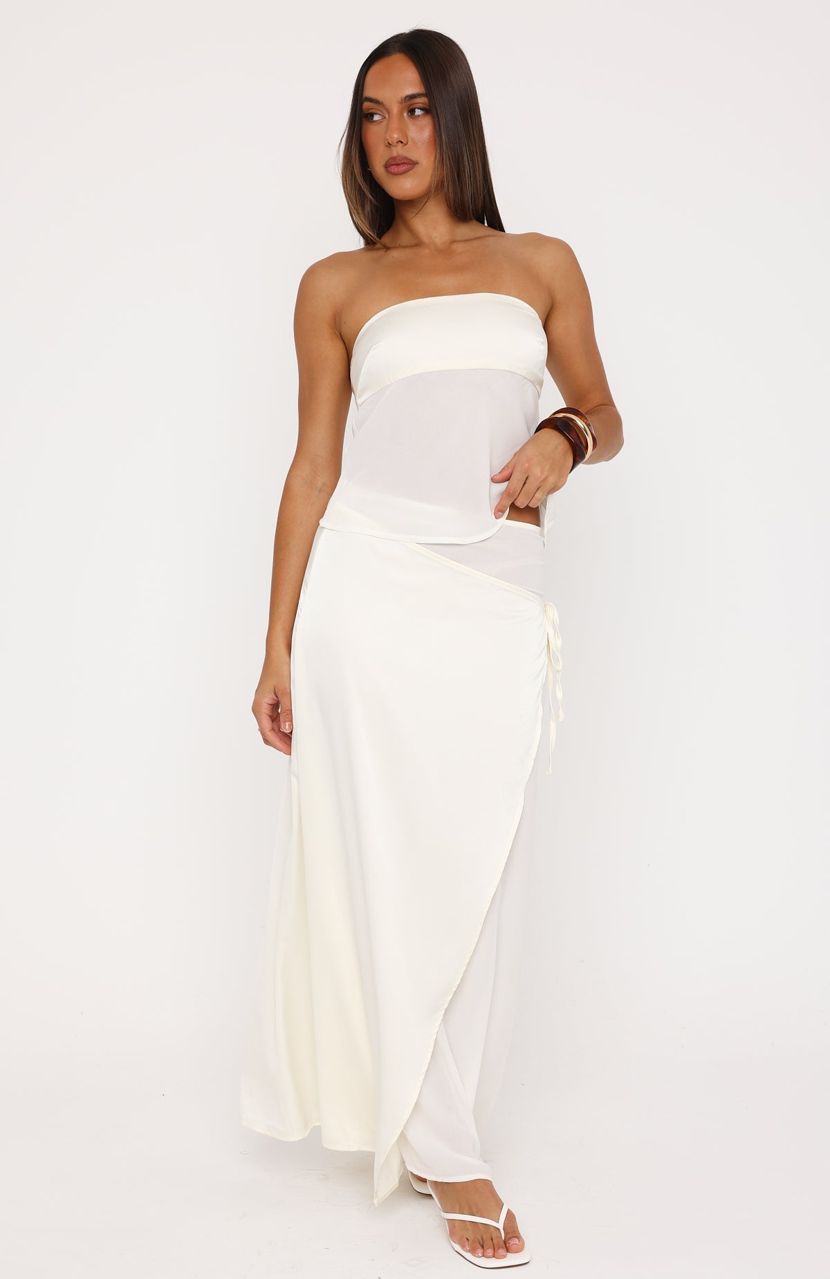 Sweet Sunshine Strapless Top Butter