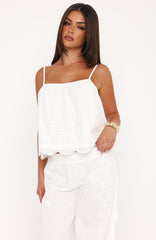 Love Me Or Not Top White